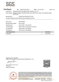 【静电膜7P报告】