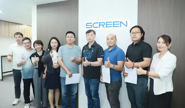 瑞町集团与 SCREEN GA 展开战略合作，携手推进 UV 数码标签材料创新发展