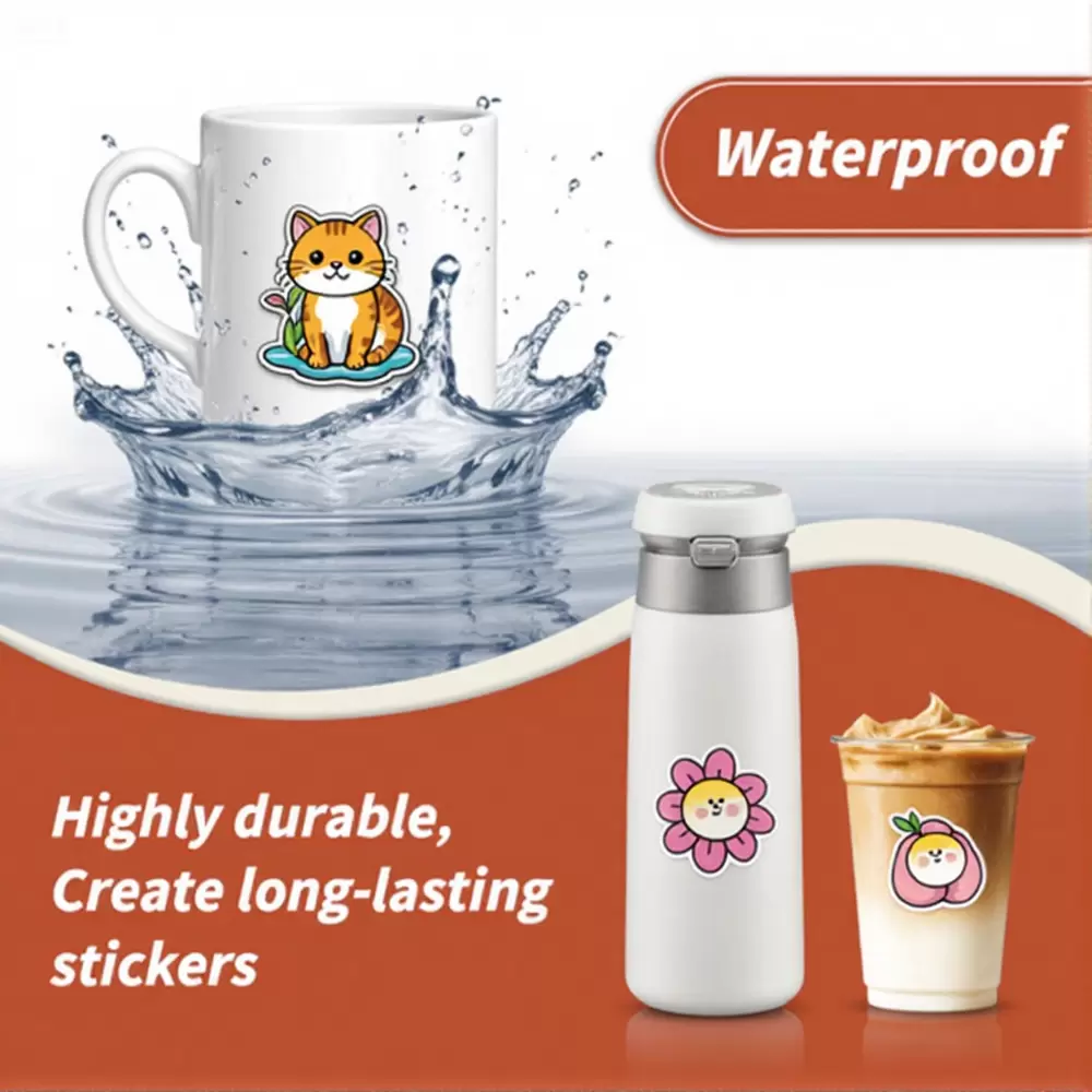 100mic 合成纸（水胶）  RC0407W24 A4/A3